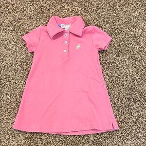 TBBC Kids Pink Polo Dress - 2T - Pima Cotton